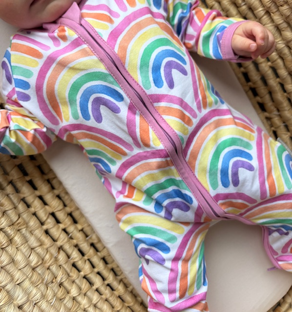 Zipped Suit | Pastel Rainbow