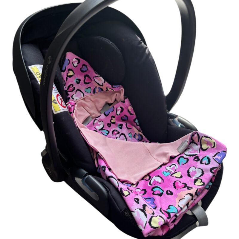 Car Seat / Buggy Blanket - Pop Heart