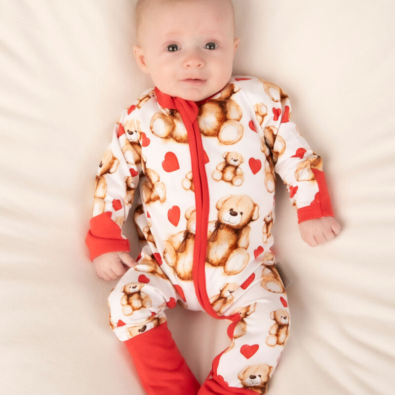 Zipped Suit | Bear Hugs and Kisses