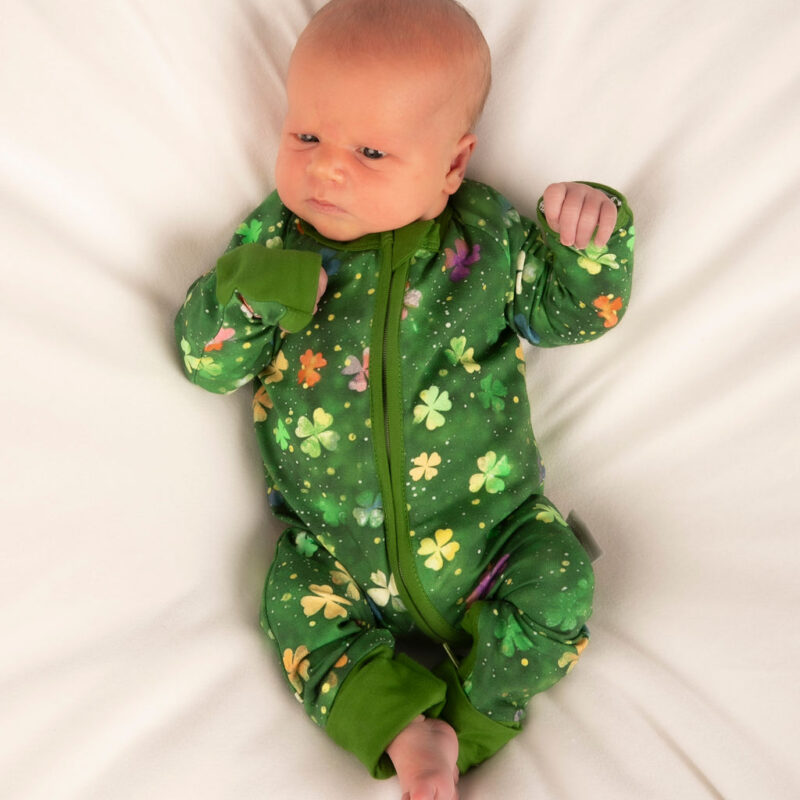 Zipped Suit | Our Little Shamrock
