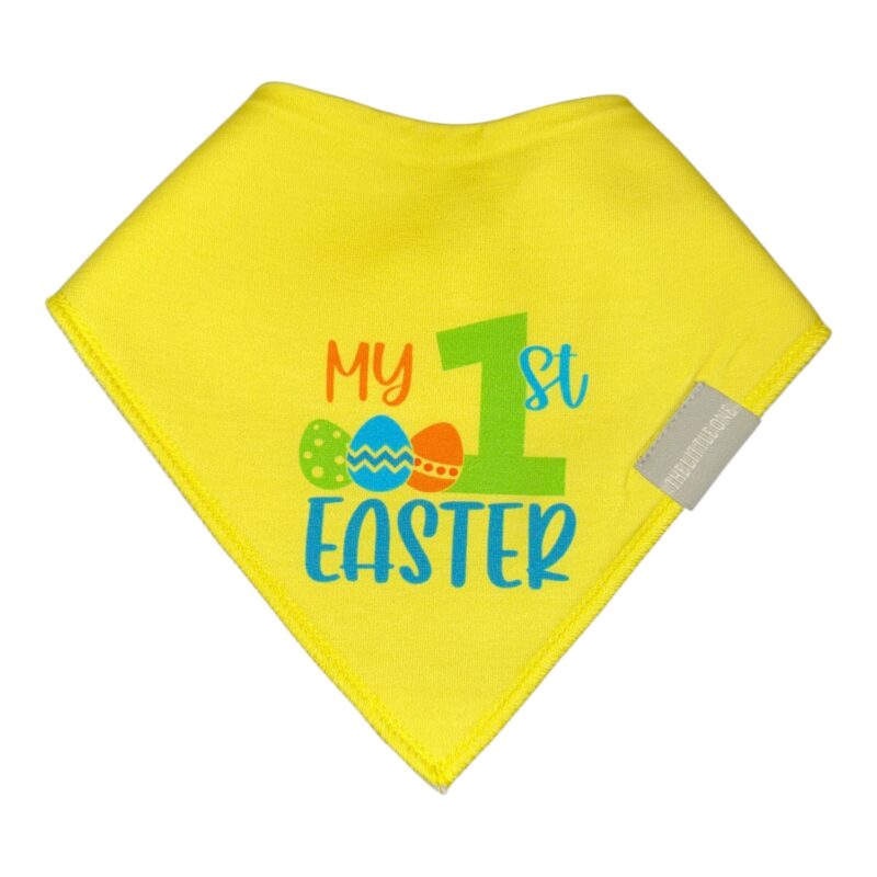 Bandana Bib | My 1st Easter (Yellow)