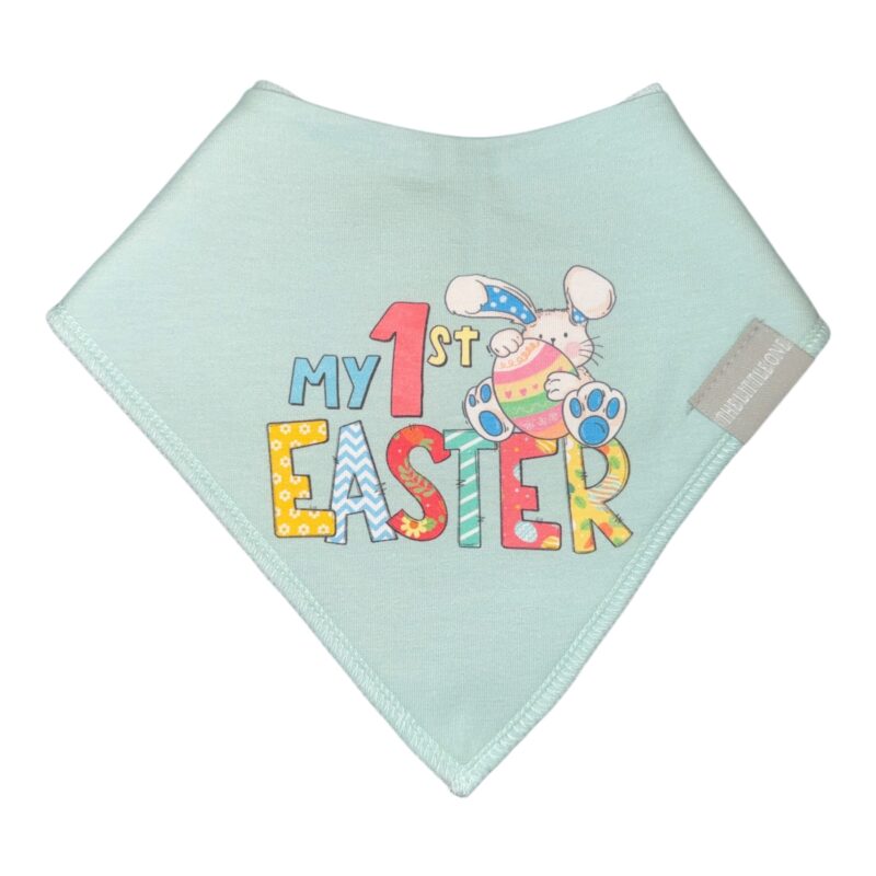 Bandana Bib | My 1st Easter (Green)
