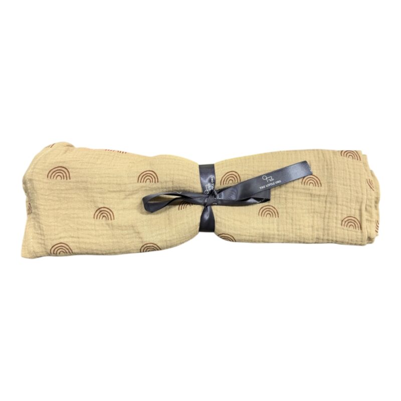 Muslin - Tan Rainbow