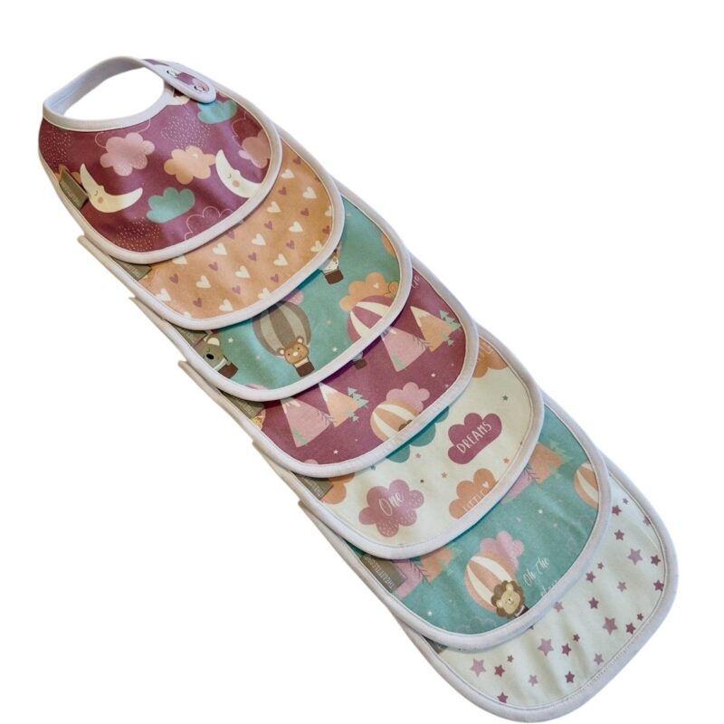 Round Bib Multipacks | Oh The Places You'll go! Theme 7