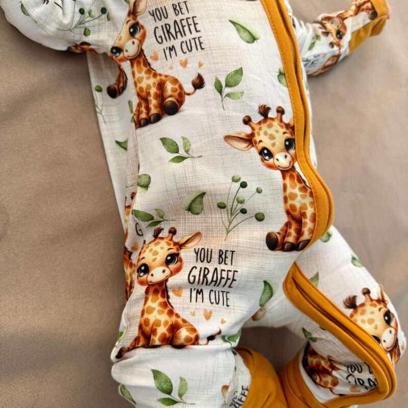 Zipped Suit | You bet your Giraffe I'm Cute