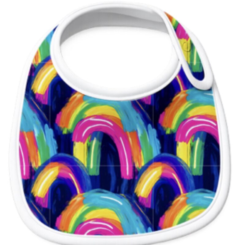 Round Bib | The Rainbow Crew