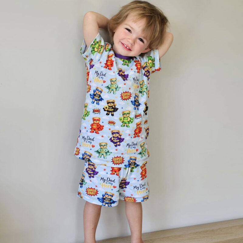 PJs | Super Dad (Shorts & T-Shirt)