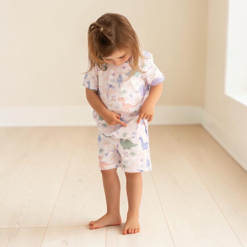 PJs | Little Miss Dino (Shorts & T-Shirt)