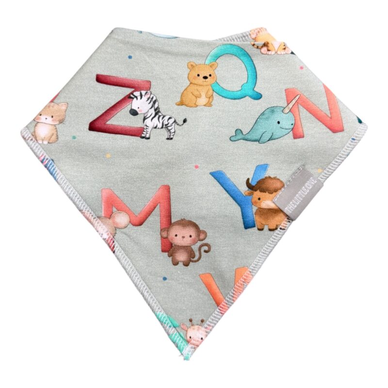 Bandana Bib | Now I know my ABC