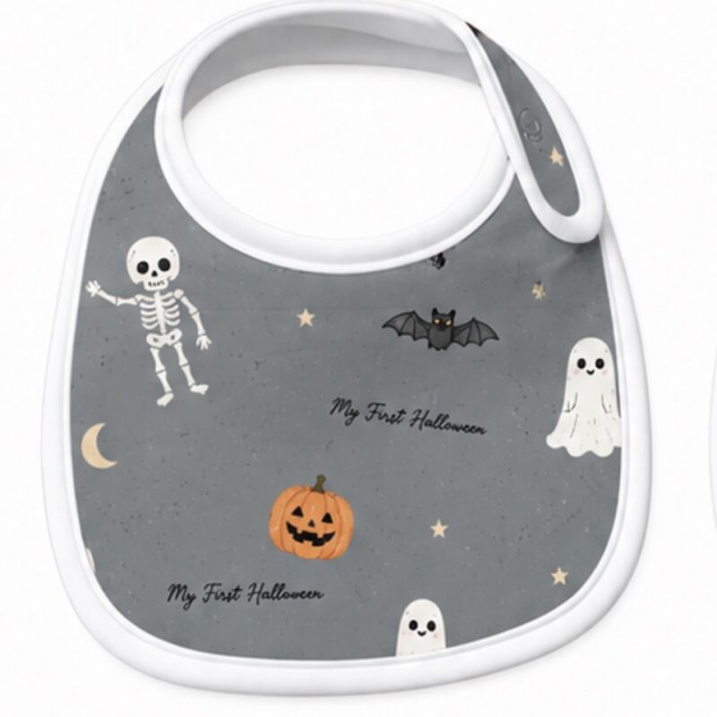 Round Bib | My 1st Halloween