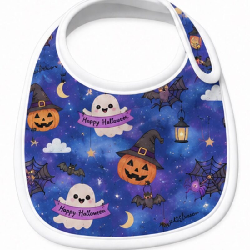 Round Bib | Happy Halloween