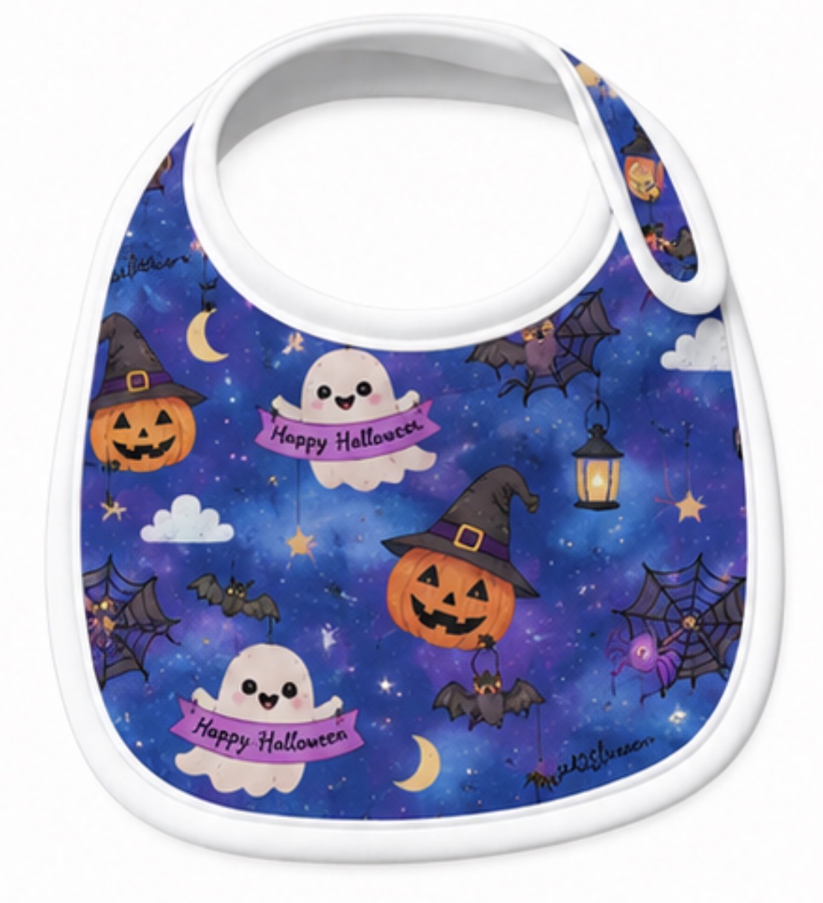 Round Bib | Happy Halloween