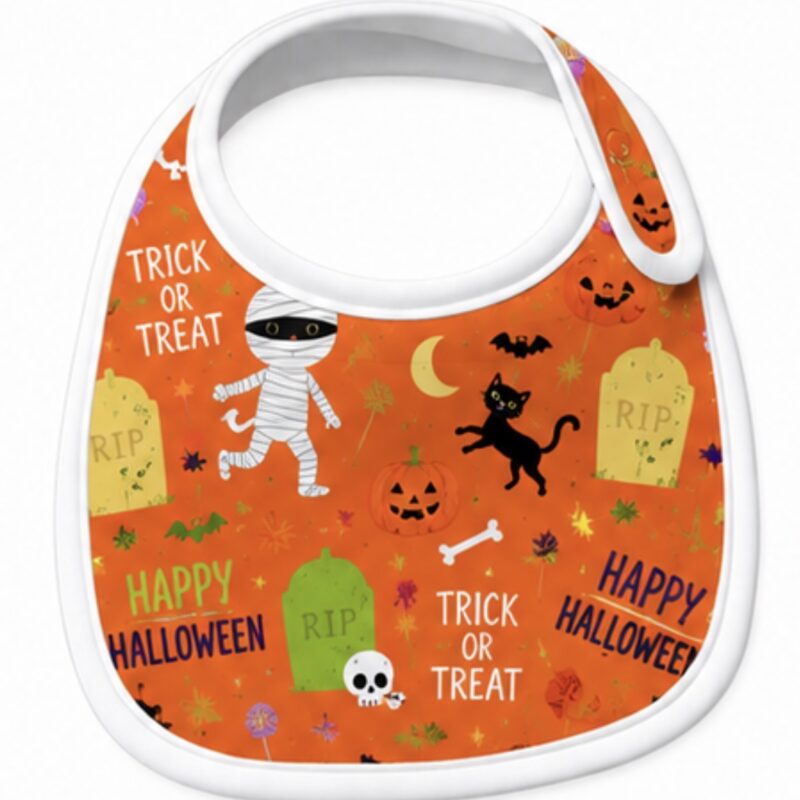 Round Bib | Trick or Treat